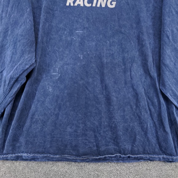 FedEx Racing Men's Pullover Long Sleeve Shirt Blue Size 3XL Graphic Logo - Picture 7 of 14